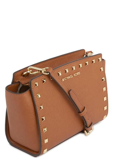 michael kors selma specchio tan small crossbody bag|Michael Kors Selma Small Bags & Handbags for Women.